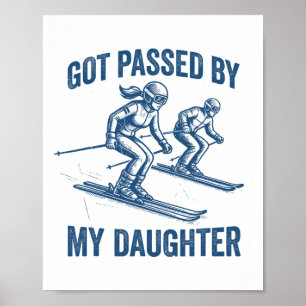 Poster Levado De Pedal Pela Minha Filha Presentes De Esqu