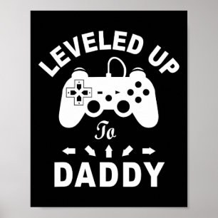 Poster Levado Para Pai De Jogo De Vídeo Pai