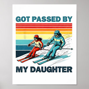 Poster Levado Ped Por Minha Filha Divertido Esquiando _76