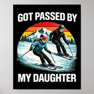 Poster Levado pela minha filha, esquiando e snowboard eng