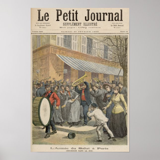 Poster Levantamento contra o Exército de Salvação (Frente)