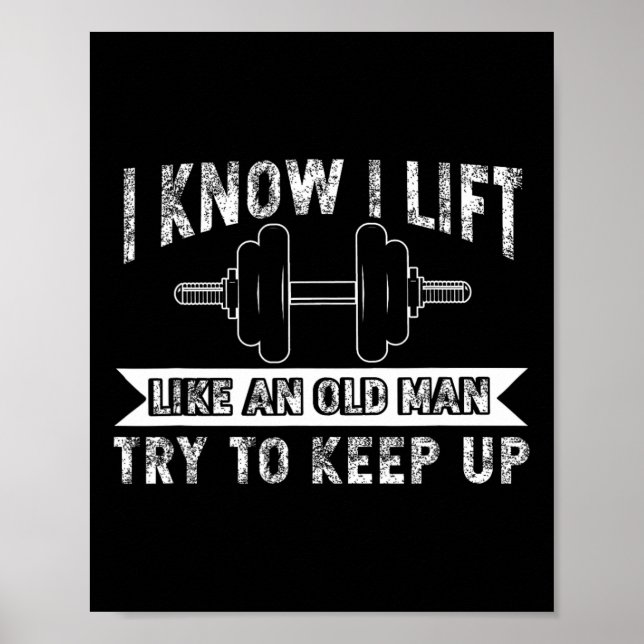 Poster Levantamento De Peso Como O Velho Bodybuilding Bar (Frente)