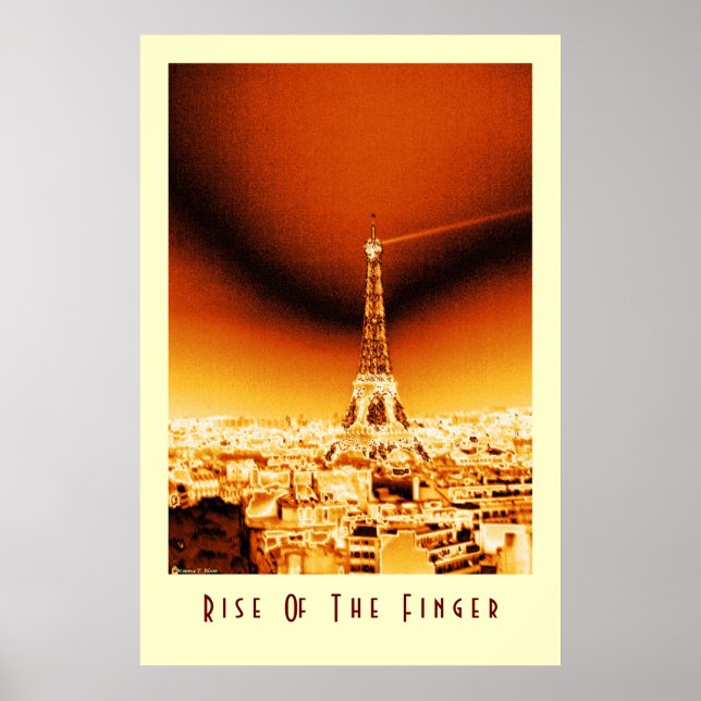 Pôster Levantamento do dedo (Frente)