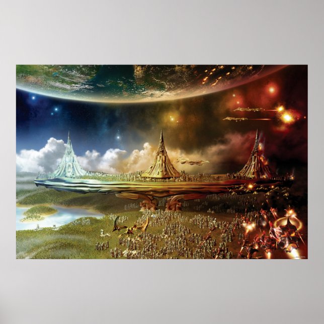 Poster Levantamento e queda de um Império (Frente)