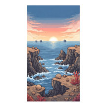 Levantamento solar em píxeis tranquilos sobre o oc