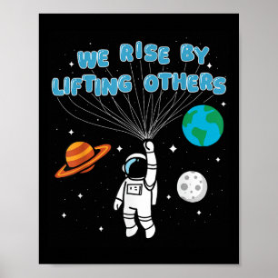 Poster Levantamo-Nos Levantando Outras Cotas Motivacionai