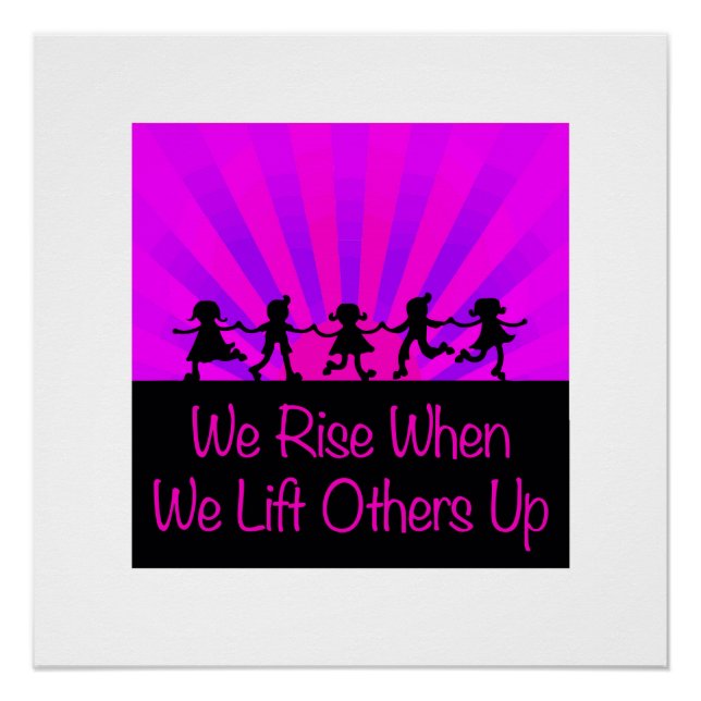 Pôster Levantamo-Nos Quando Levantamos Outros. (Frente)