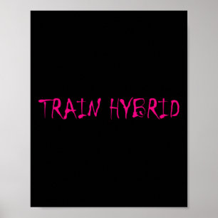 Poster Levantar Pesado Correr Longe Esporte Híbrido Fitne