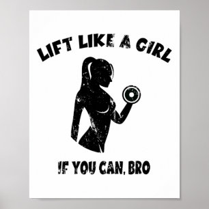 Poster Levante Como Uma Garota Se Você Puder, Irmão - Lev