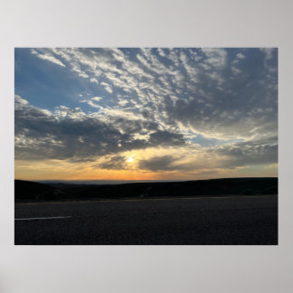 Poster Levante do sol Idaho