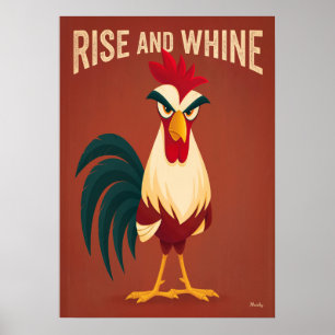 Poster Levante e Chateie – Personagem de Desenho Animado 