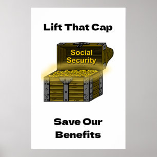 Poster Levante Essa Limite para Salvar os Benefícios da P