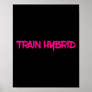 Poster Levante Pesado Corra Longe Esporte Híbrido Fitness