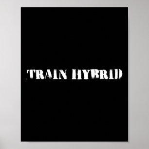 Poster Levante Pesado Corra Longe Esporte Híbrido Fitness