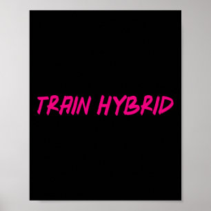 Poster Levante Pesado Corra Longe Esporte Híbrido Fitness