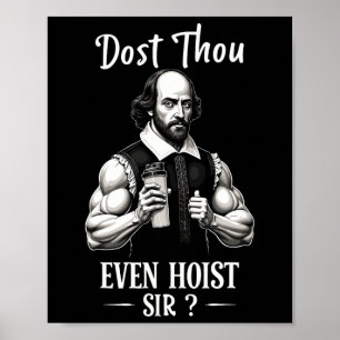 Poster Levas Mesmo Pesos Levantando Shakespeare Academia