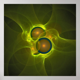 Pôster 'Leve Flame Abstrato 110'