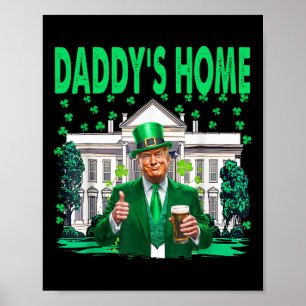Poster Leve o Pai Americano Ck para casa Funny Trump Rua 