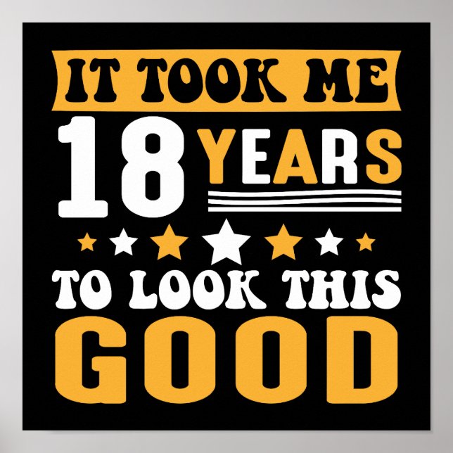 Poster Levei 18 Anos Para Ver Este Bom Aniversário (Frente)