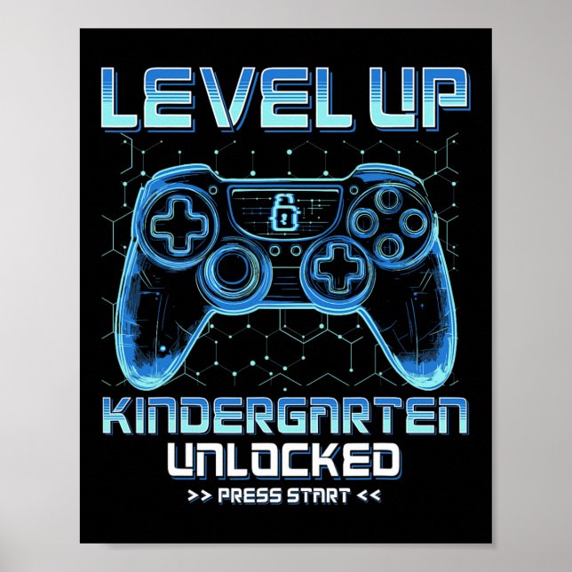 Poster Level Kindergarten Unlocked Back To School Video G (Frente)