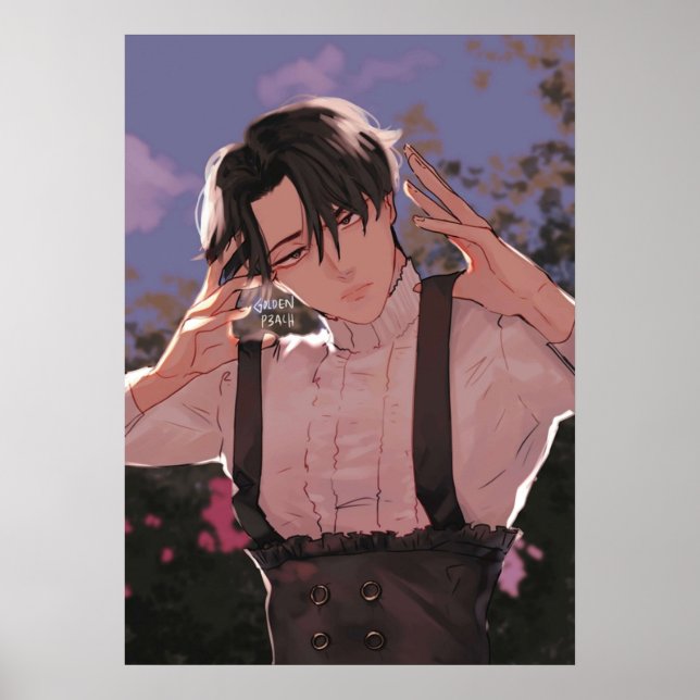 Poster Levi Ackerman By Golden Peach (Frente)