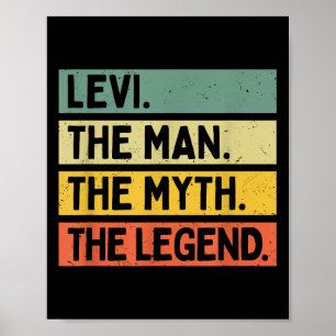 Poster Levi O Homem O Mito A Lenda É Engraçada Personaliz