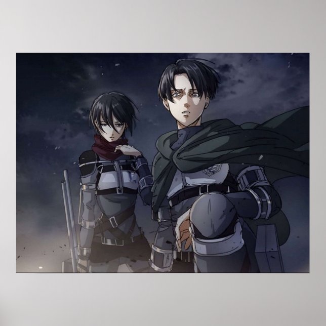 Poster Levi x Mikasa (Frente)