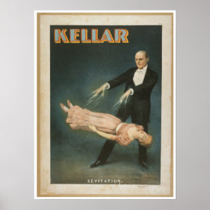 Pôster Levitação de Harry Kellar