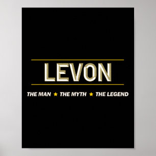 Poster Levon - O Homem O Mito A Lenda _ Mens Boys Na