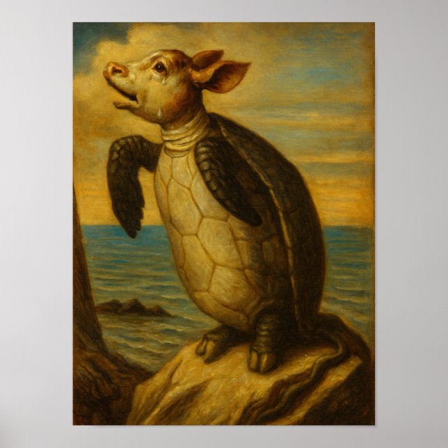 Poster Lewis Carroll Mock Turtle Character (Frente)