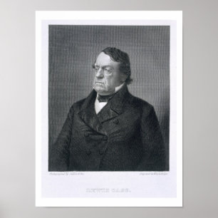 Poster Lewis Cass, gravado por William G. Jackman (fl.c.1