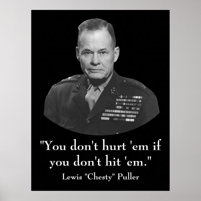 Pôster Lewis "Chesty" Puller (Frente)
