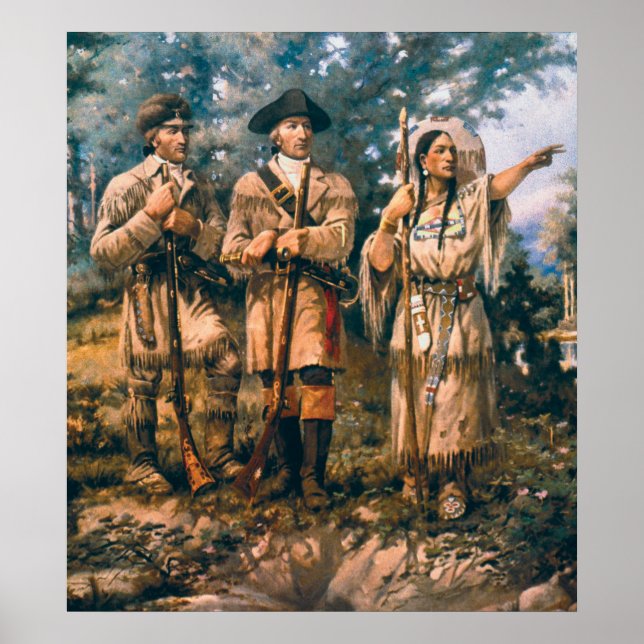 Poster Lewis e Clark, Sacagawea (Frente)