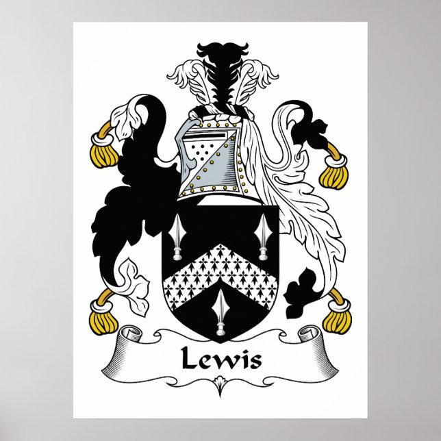 Pôster Lewis Family Crest (Frente)