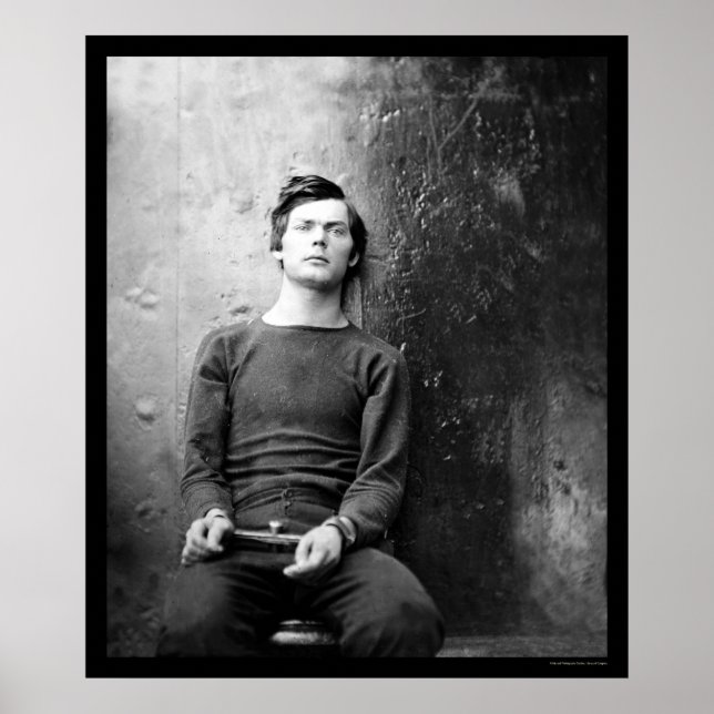 Poster Lewis Payne, Conspirador Lincoln 1865 (Frente)