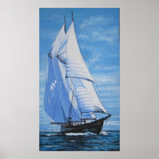 Pôster Lewis' Sailboat