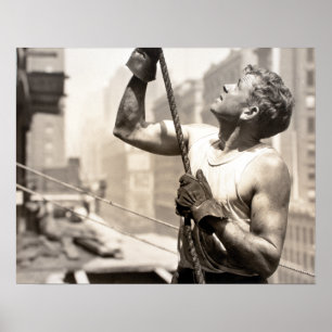 Poster Lewis Wickes Hine Empire State (O Hospedeiro)