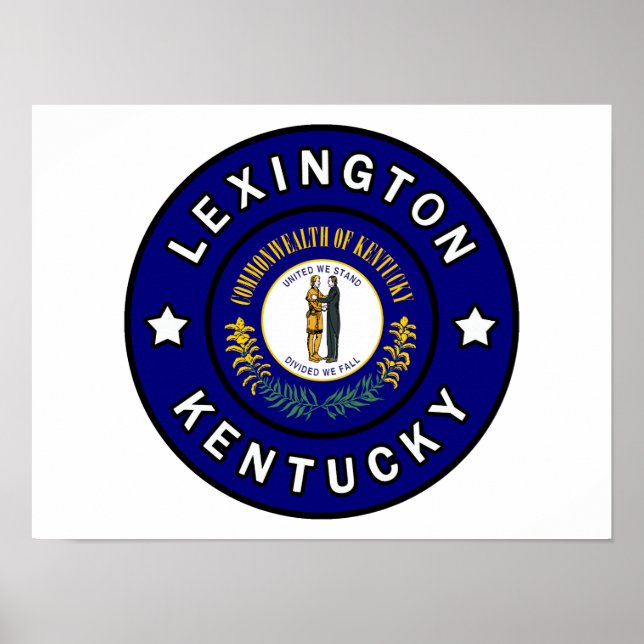 Poster Lexington Kentucky (Frente)