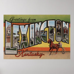 Pôster Lexington, Kentucky - grandes cenas da letra