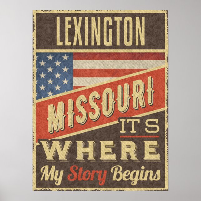 Poster Lexington Missouri (Frente)
