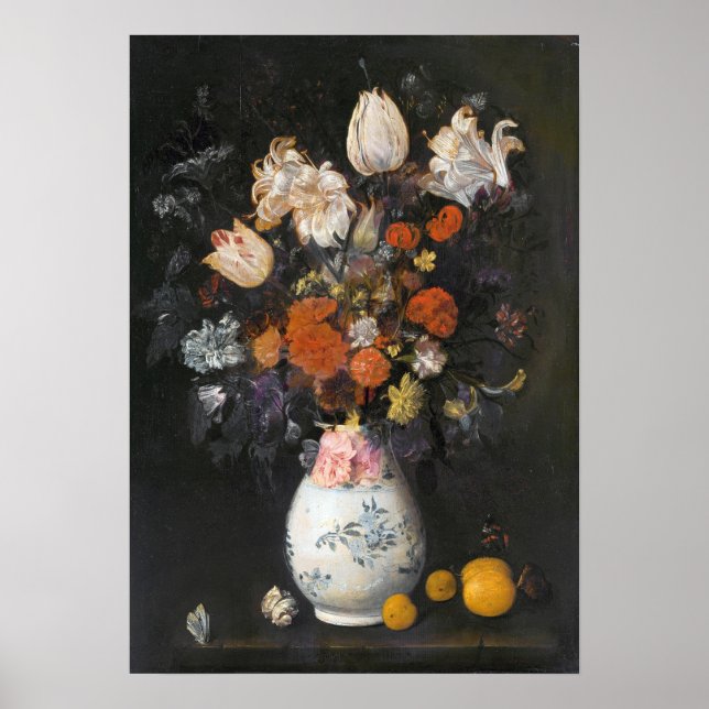Poster Leyster - Flores Em Um Vaso (Frente)