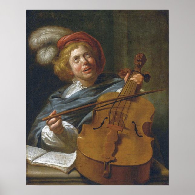 Poster Leyster - Jogador Cello (Frente)