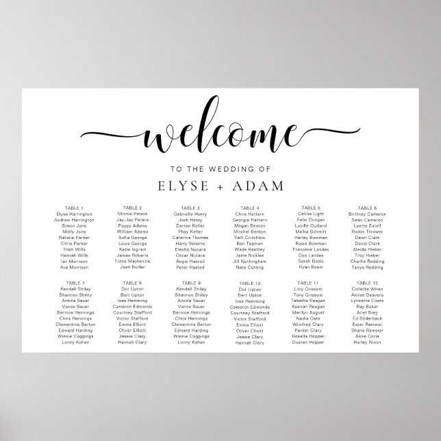 Poster Leyton Modern Mínimo 12 Mesa (Frente)