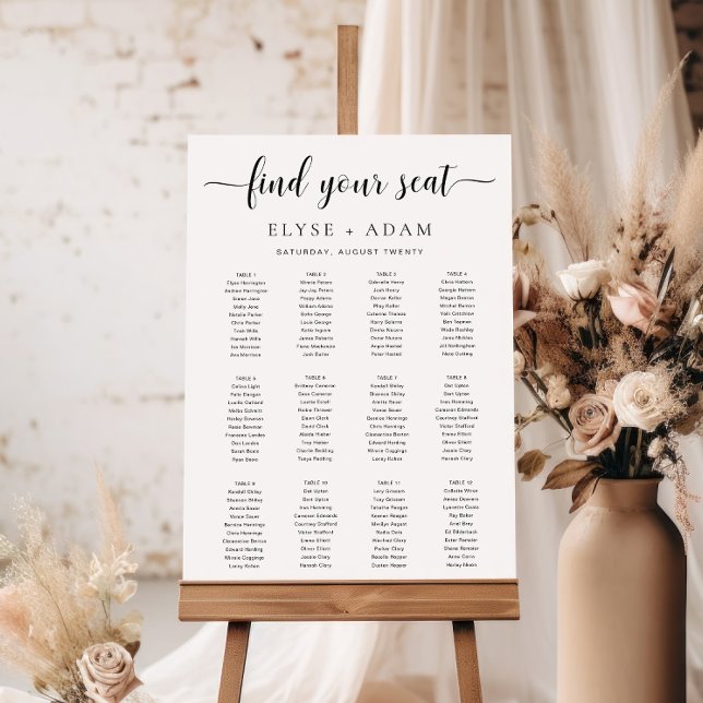 Poster Leyton Modern Mínimo 12 Mesa (Criador carregado)