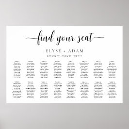 Poster Leyton Modern Mínimo 16 Mesa