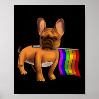 Lgbt Gay French Bulldog Gay Dog Paw Lgbt Prid