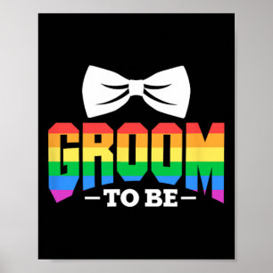 Poster Lgbt Grot Para Ser Gay Lésbica Stag Party Rainbow