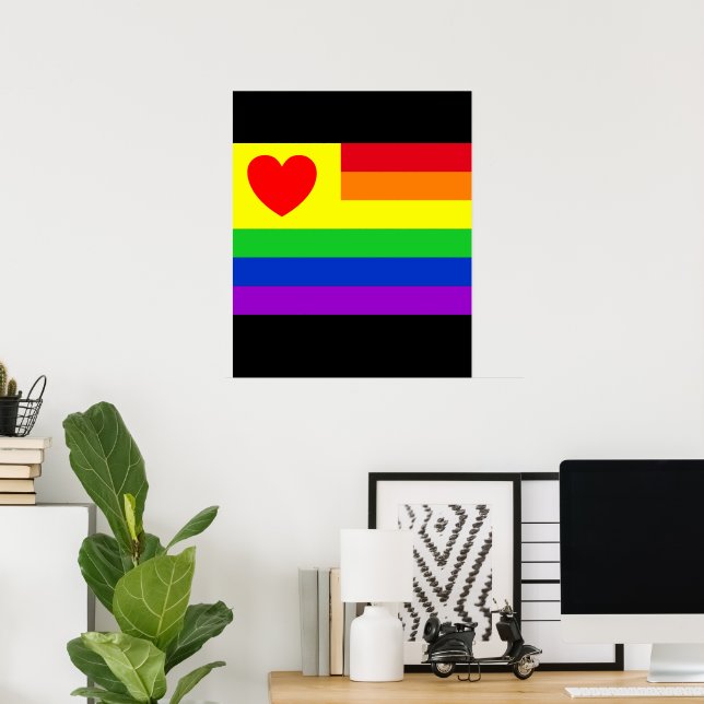 Poster #LGBT #love #orgulde #gay #liberdade #parada (Escritório em casa)