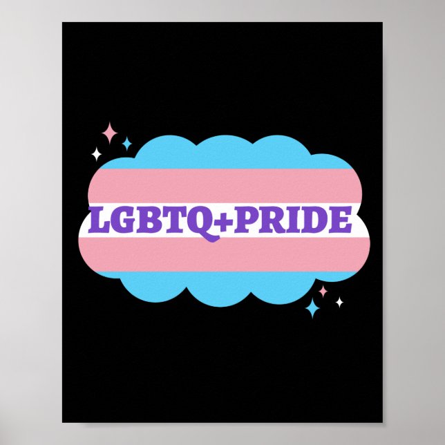 Poster LGBT+Orgulho. Gay- amor arco-íris. (Frente)