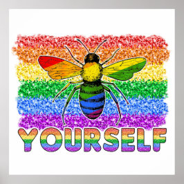 Poster LGBT Seja você mesmo